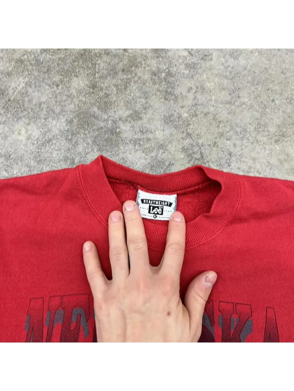 vintage university of nebraska huskers collegiate made in usa champions crewneck